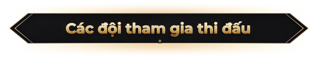 Các đội tham gia thi đấu